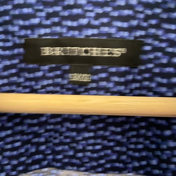 Blue dot pattern button down - Picture 2 of 2